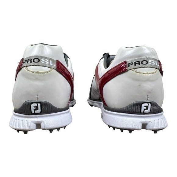 Footjoy FJ Pro SL Men’s Size 11.5 XW Navy/Red Spikeless Golf Shoes RARE. - Picture 3 of 13